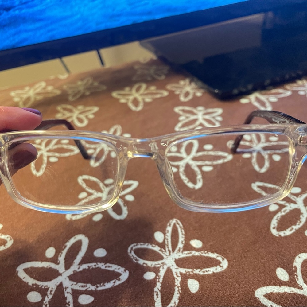 Kids Converse Clear Rectangular Glasses